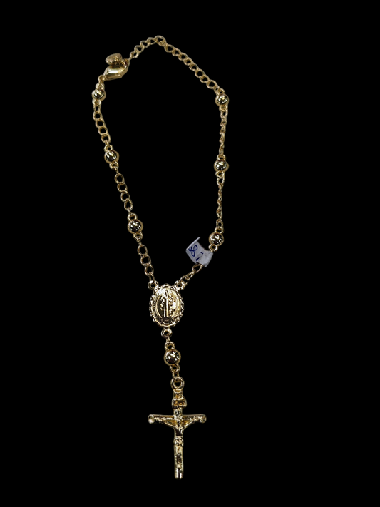 Gold Rosario Bracelet